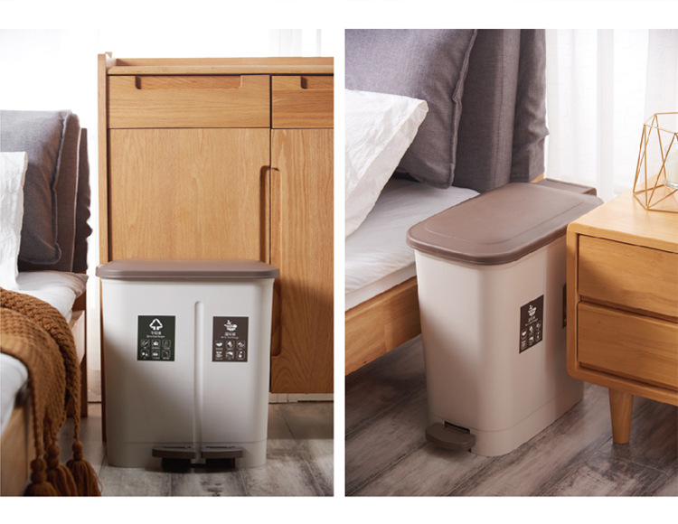 20L雙桶帶內(nèi)膽分類垃圾桶